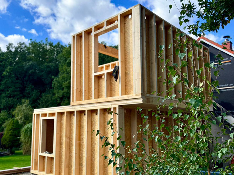 2-etagiger Gebäudeanbau